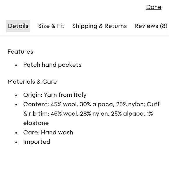 Aritzia Alpaca Wool Cardigan - Picture 14 of 14